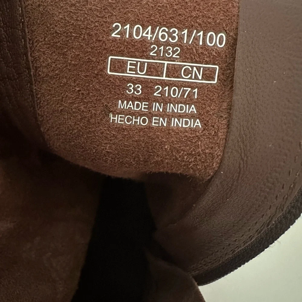 Zara Kids Cowboy/Western Brown Ankle Boots (SH100)